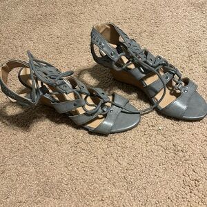 Report lace up heels